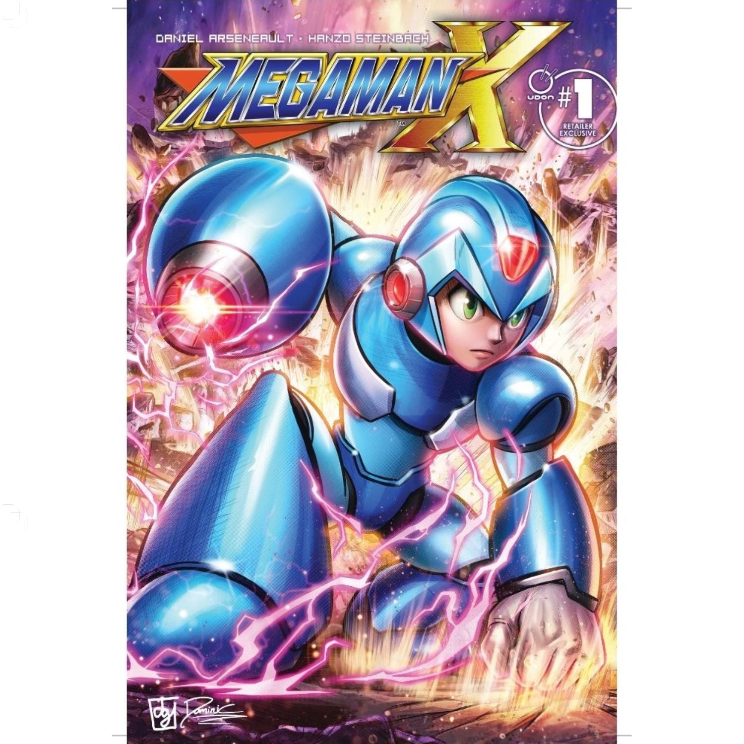 Mega Man X: #1 [Dominic Glover Shopville Exclusive] 2026 Comics Udon Entertainment