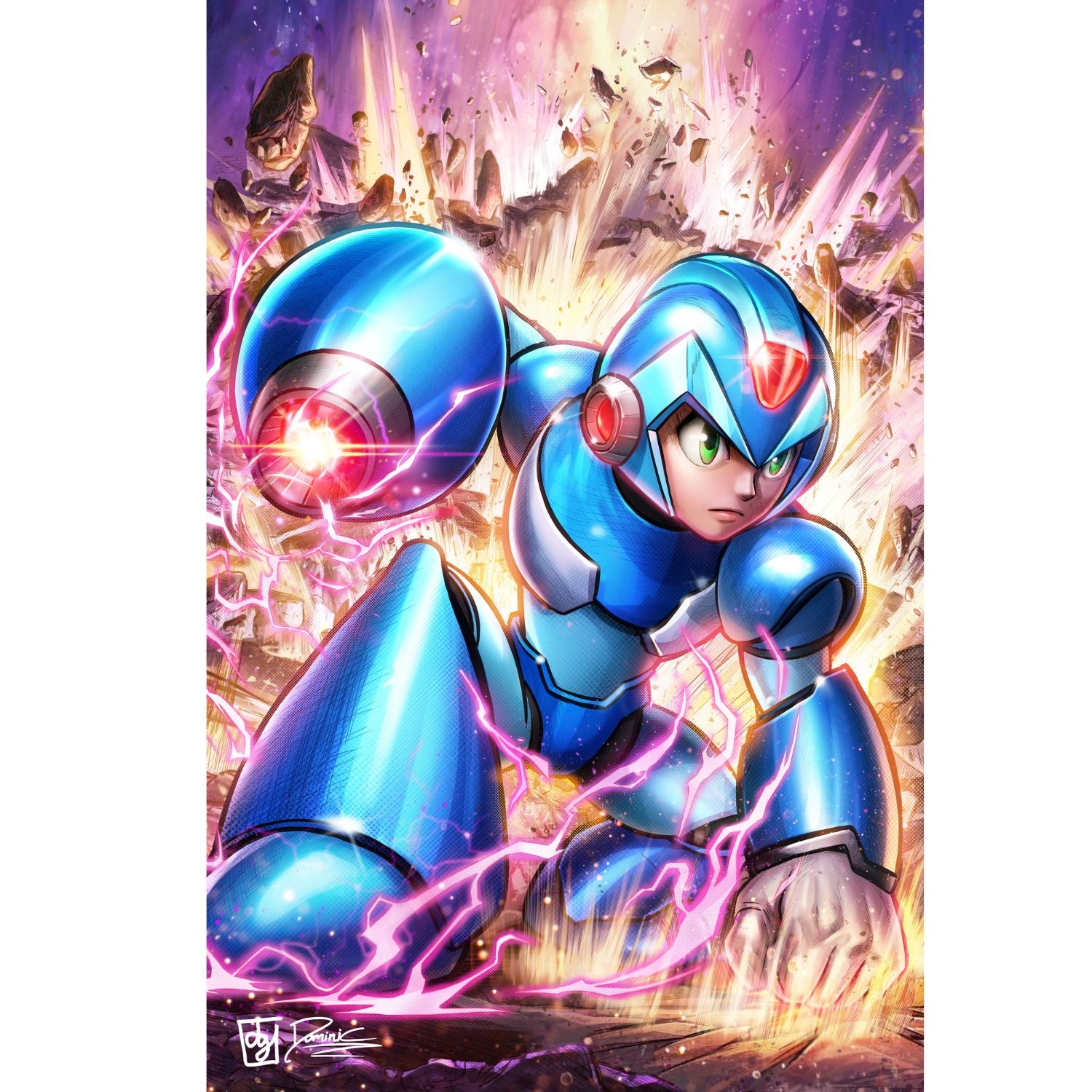 Mega Man X: #1 [Dominic Glover Shopville Exclusive Virgin] 2026 Comics Udon Entertainment