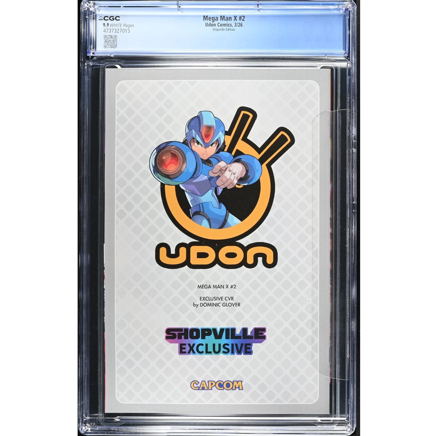 Mega Man X: #2 [Dominic Glover CGC 9.9 Shopville Exclusive] 2026 Comics Udon Entertainment