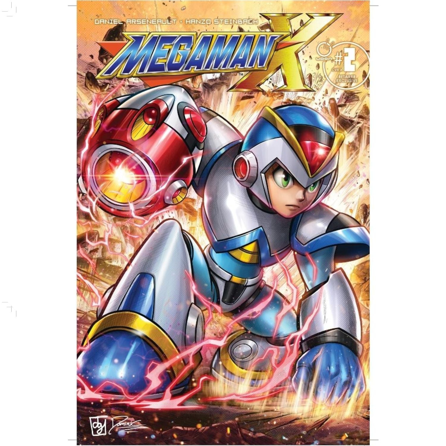 Mega Man X: #2 [Dominic Glover Shopville Trade Exclusive] 2026 Comics Udon Entertainment