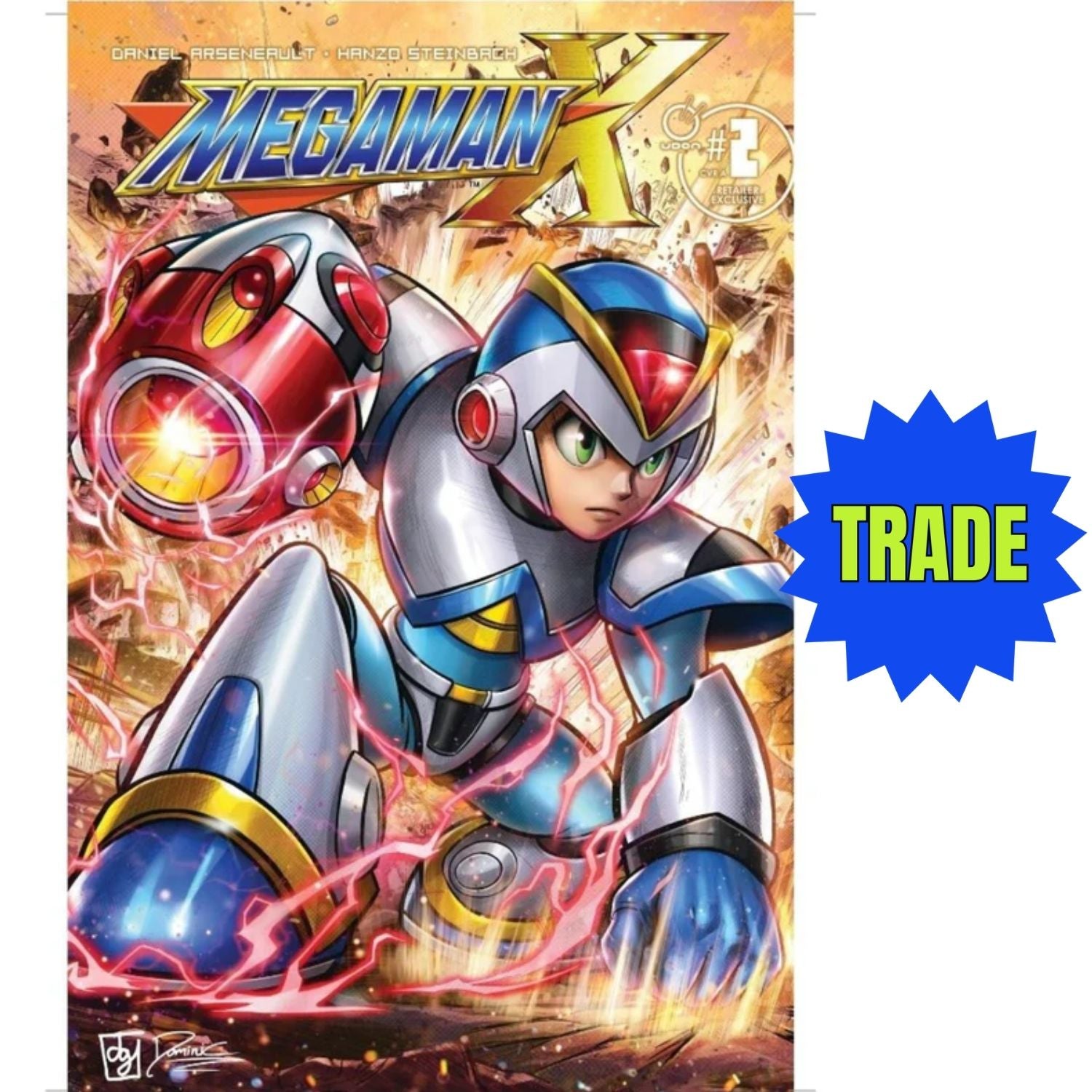 Mega Man X: #2 [Dominic Glover Shopville Trade Exclusive] 2026 Comics Udon Entertainment