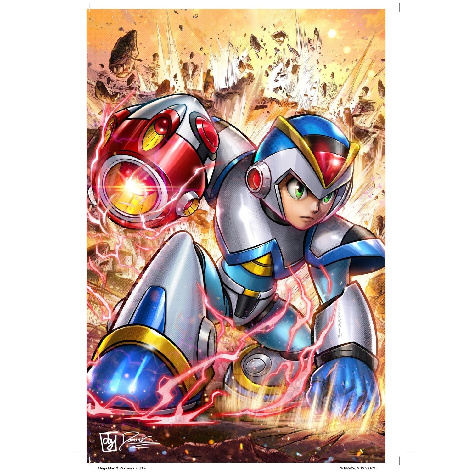 Mega Man X: #2 [Dominic Glover Shopville Virgin Exclusive] 2026 Comics Udon Entertainment