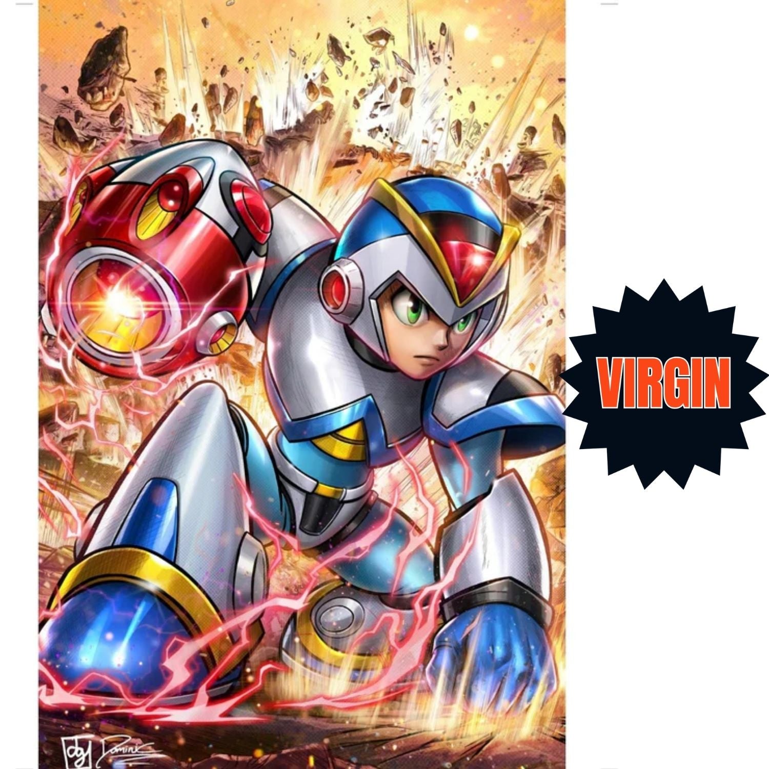 Mega Man X: #2 [Dominic Glover Shopville Virgin Exclusive] 2026 Comics Udon Entertainment