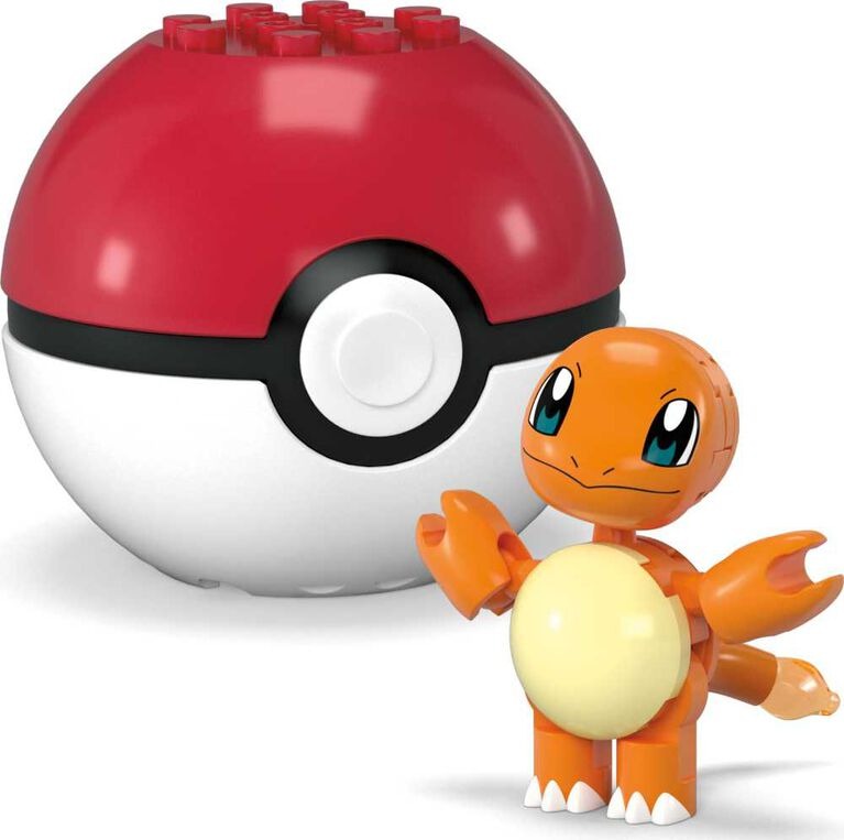 MEGA Pokemon: Charmander Pokeball - 16 Piece Building Set Toys & Games MEGA