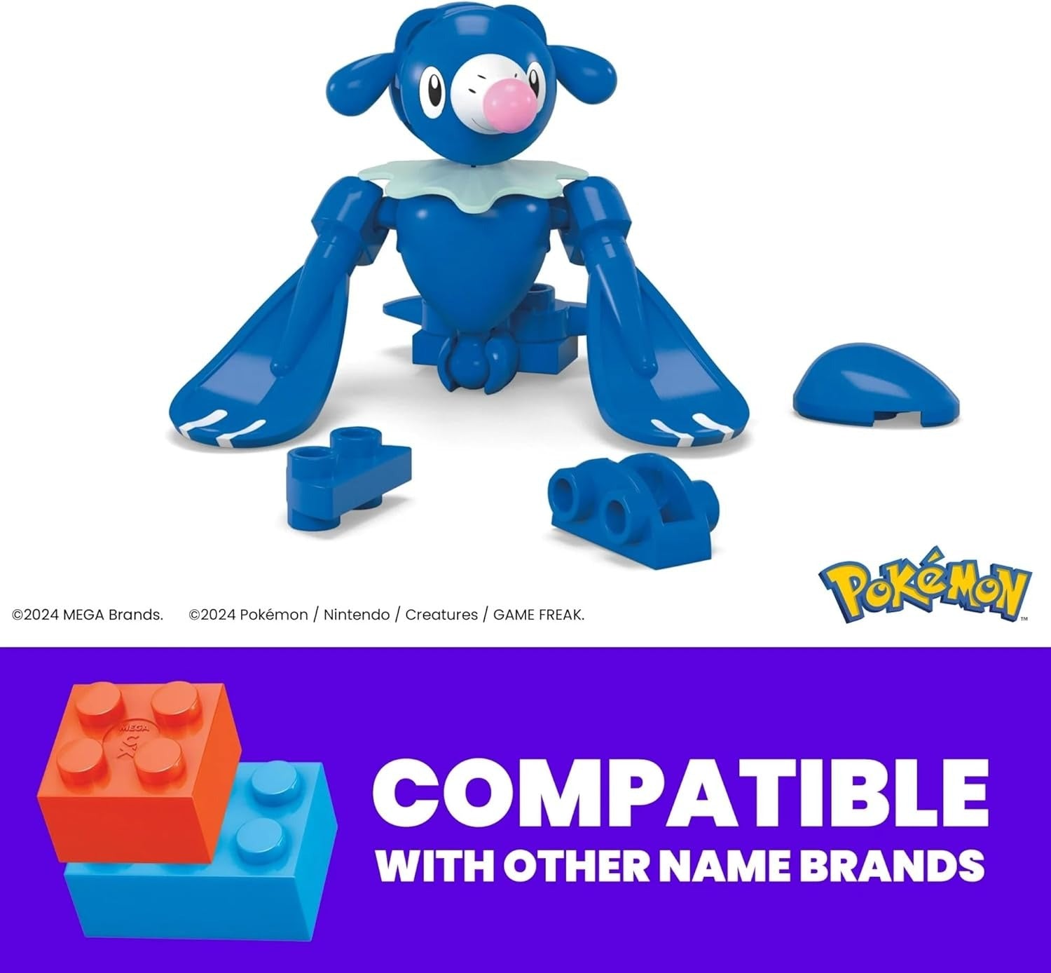 MEGA Pokemon: Series 21 Popplio Toys & Games MEGA