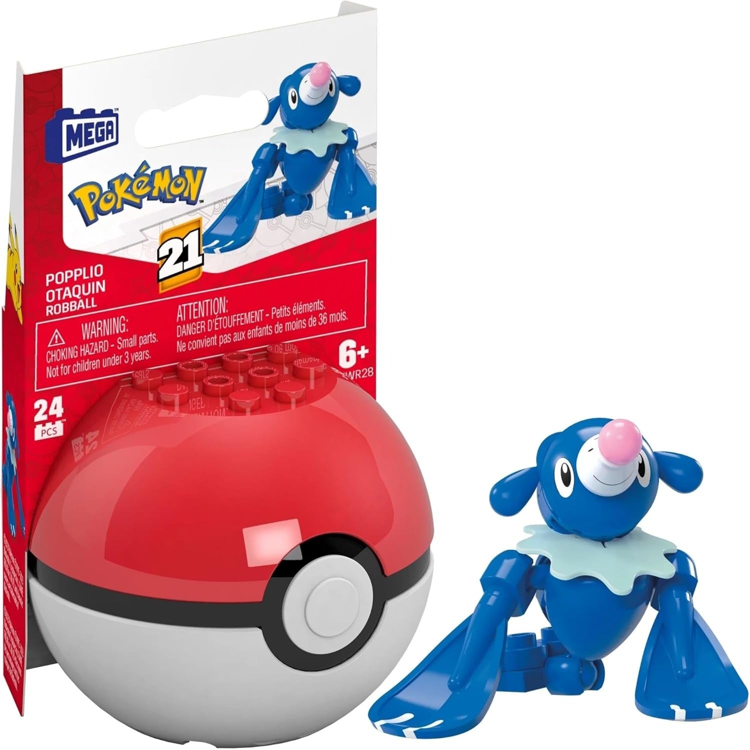MEGA Pokemon: Series 21 Popplio Toys & Games MEGA