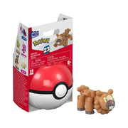 MEGA Pokemon: Series 23 Bidoof Pokeball - 26 Piece Building Set Toys & Games MEGA
