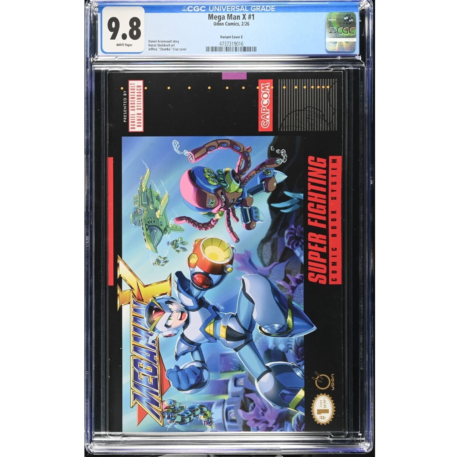 Mega Man X: #1 [Jeffrey Cruz CGC 9.8 CVR E - 1:5] 2026 Comics Udon Entertainment