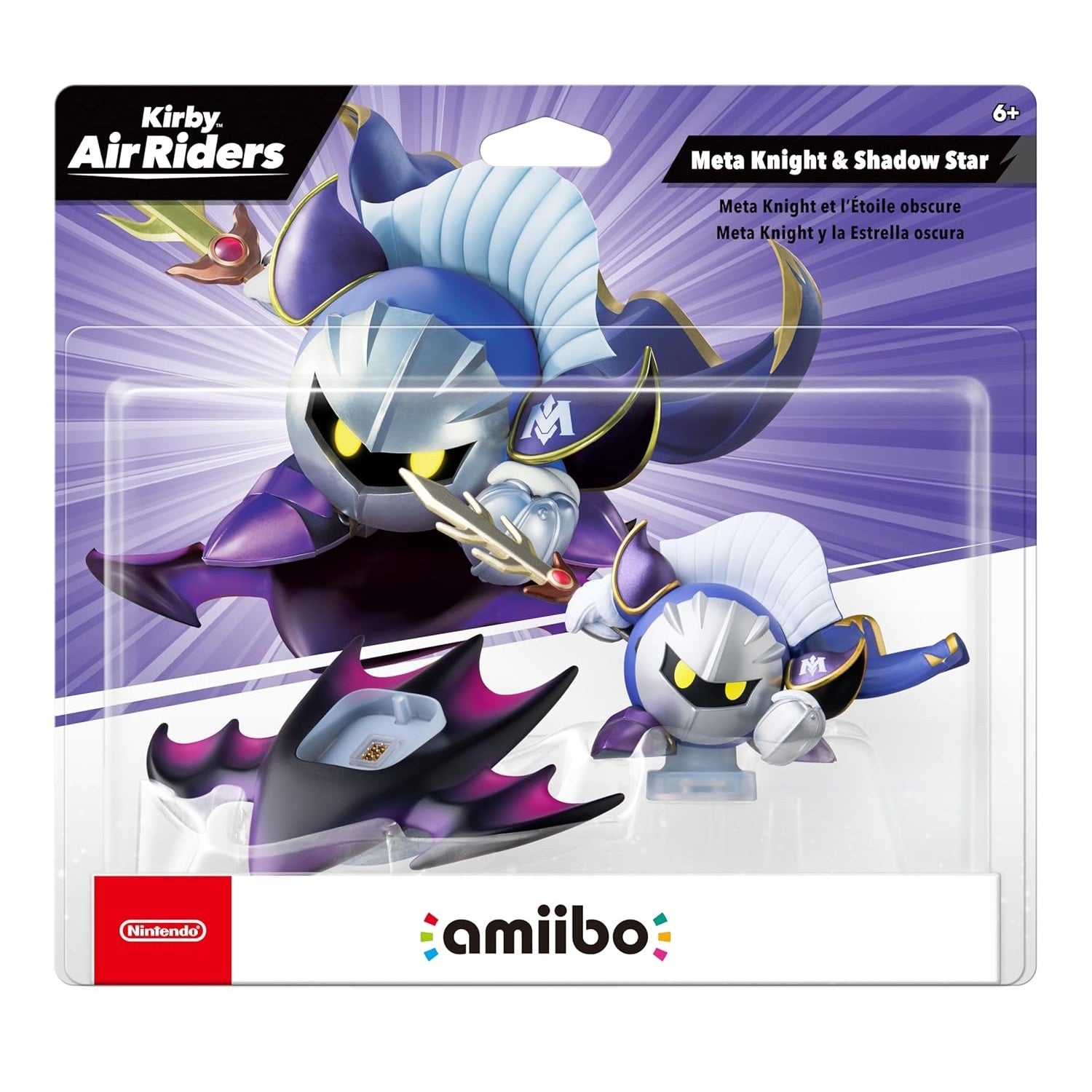 Kirby Air Riders Series: Meta Knight & Shadow Star Amiibo [Nintendo Accessory] Nintendo Amiibo Nintendo