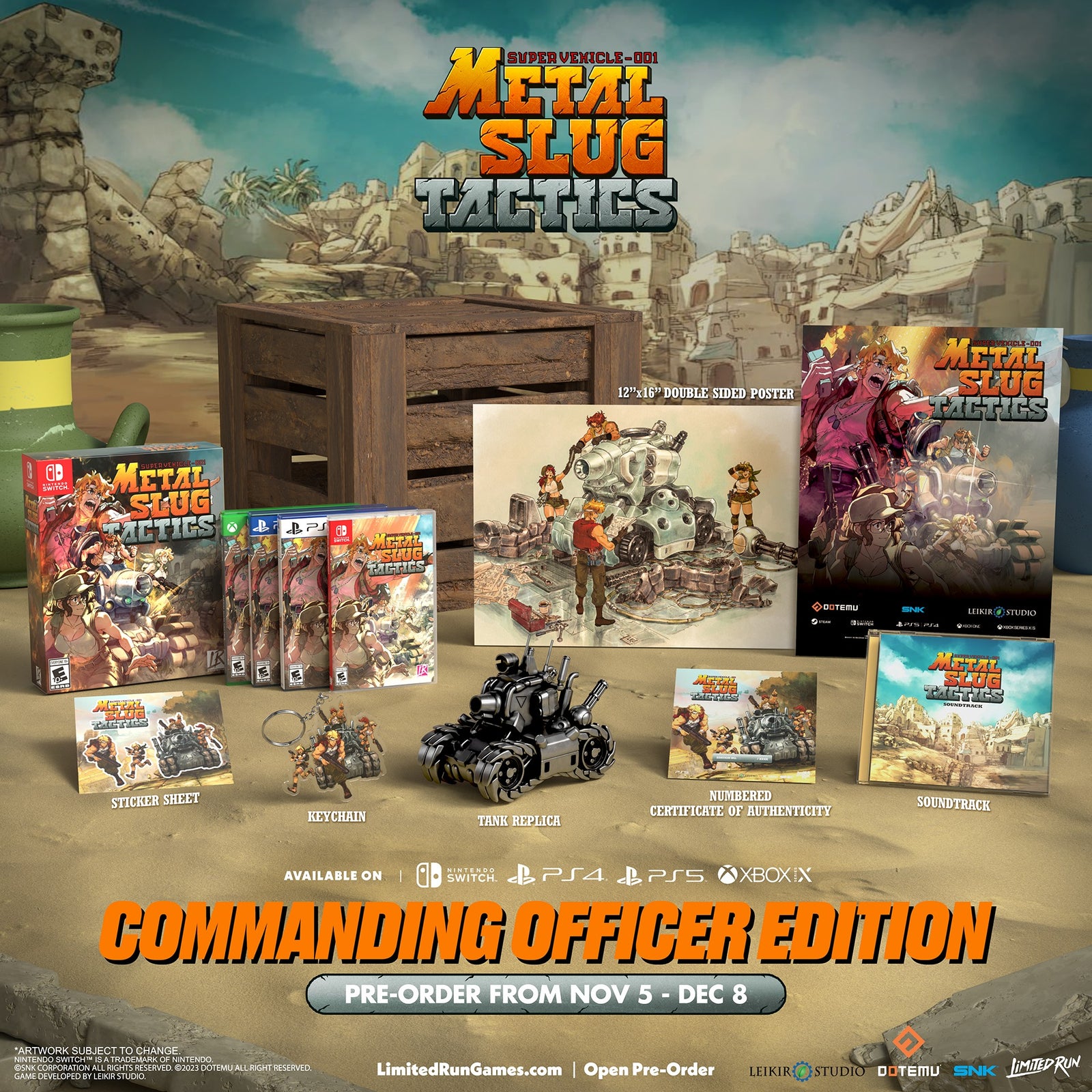 Metal Slug Tactics Commanding Officer Edition [PlayStation 4] PlayStation 4 Video Game Limited Run Games