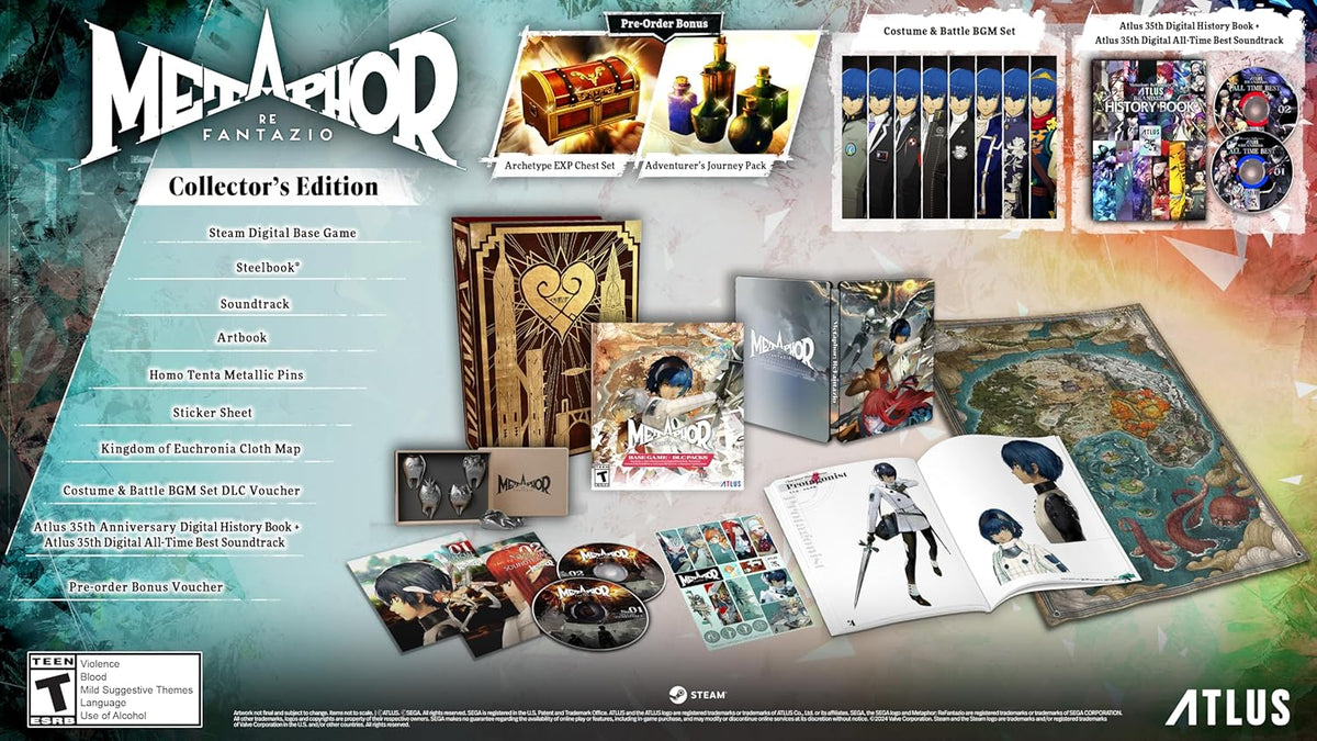 Metaphor ReFantazio - Collector's Edition [Xbox Series X] Xbox Series X Video Game Atlus