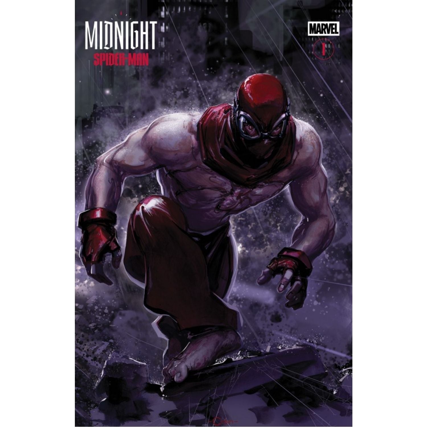 Midnight Spider-Man: #1 [Clayton Crain CVR F] 2026 Comics Marvel Comics