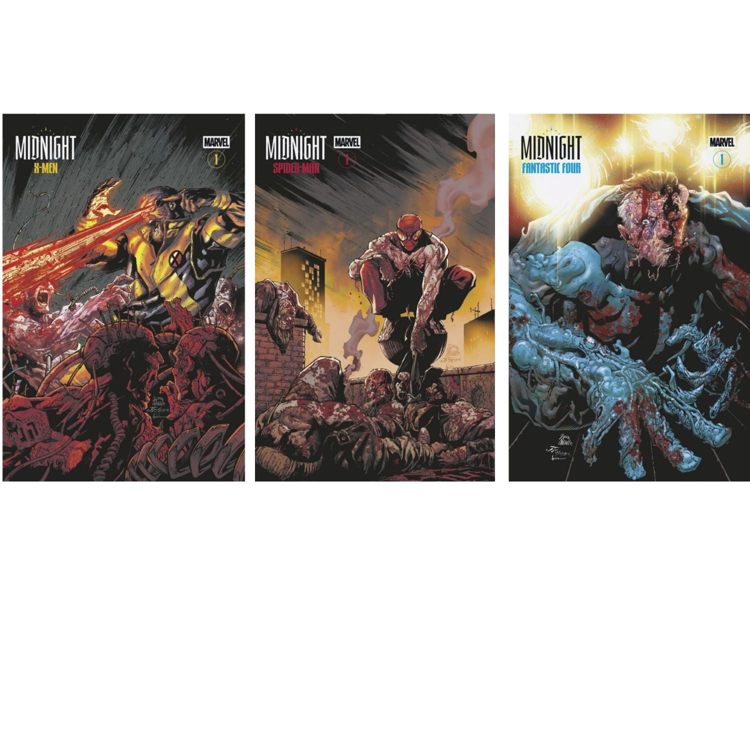 Midnight X-Men/Spider-Man/Fantastic Four: #1 [Midnight Bloodbath CVR B Set] 2026
