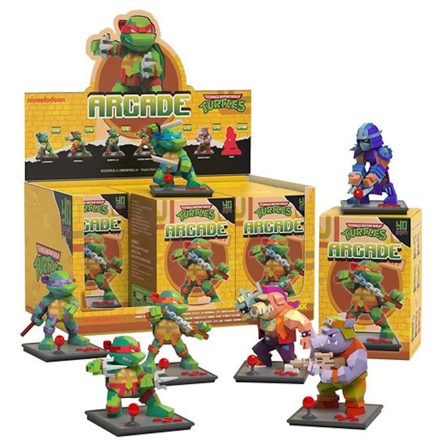 Mighty Jaxx: Arcade - Teenage Mutant Ninja Turtle Mystery Box Toys & Games Mighty Jaxx