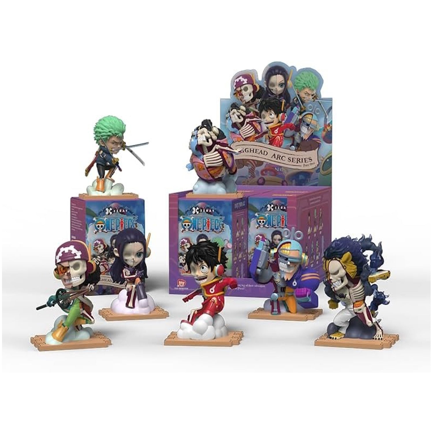Mighty Jaxx: Freeny's Hidden Dissectibles - One Piece Egghead Arc Edition Part One Mystery Box Toys & Games Mighty Jaxx