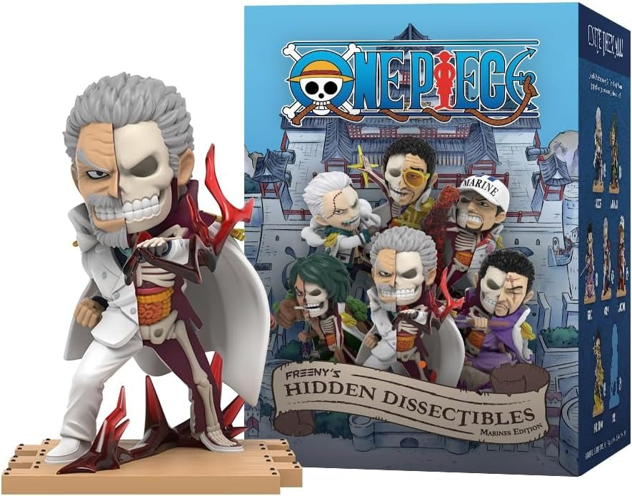 Mighty Jaxx: Freeny's Hidden Dissectibles - One Piece Marines Edition Mystery Box Toys & Games Mighty Jaxx