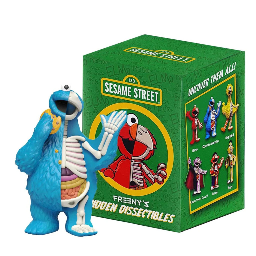Mighty Jaxx: Freeny's Hidden Dissectibles - Sesame Street Mystery Box Toys & Games Mighty Jaxx