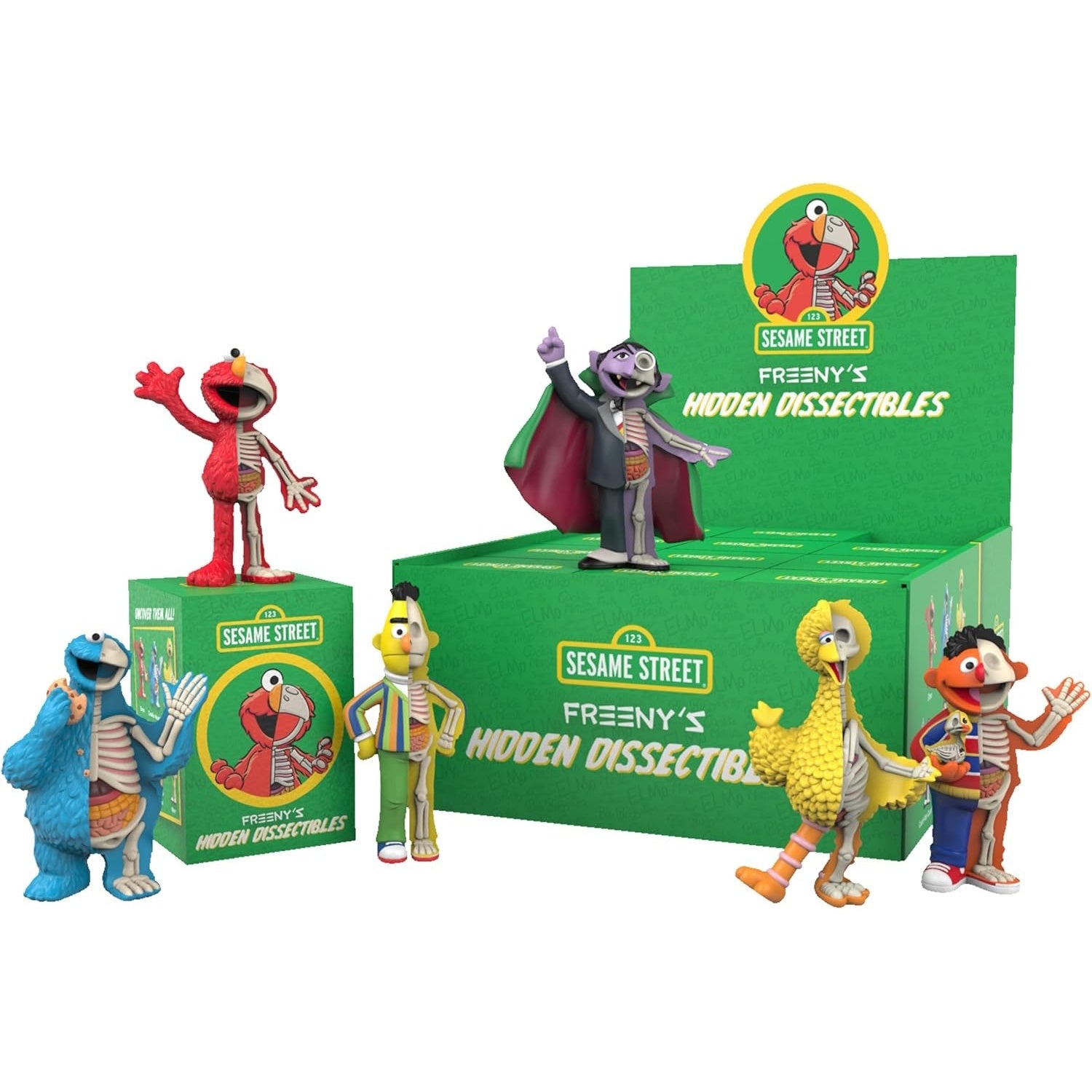 Mighty Jaxx: Freeny's Hidden Dissectibles - Sesame Street Mystery Box Toys & Games Mighty Jaxx