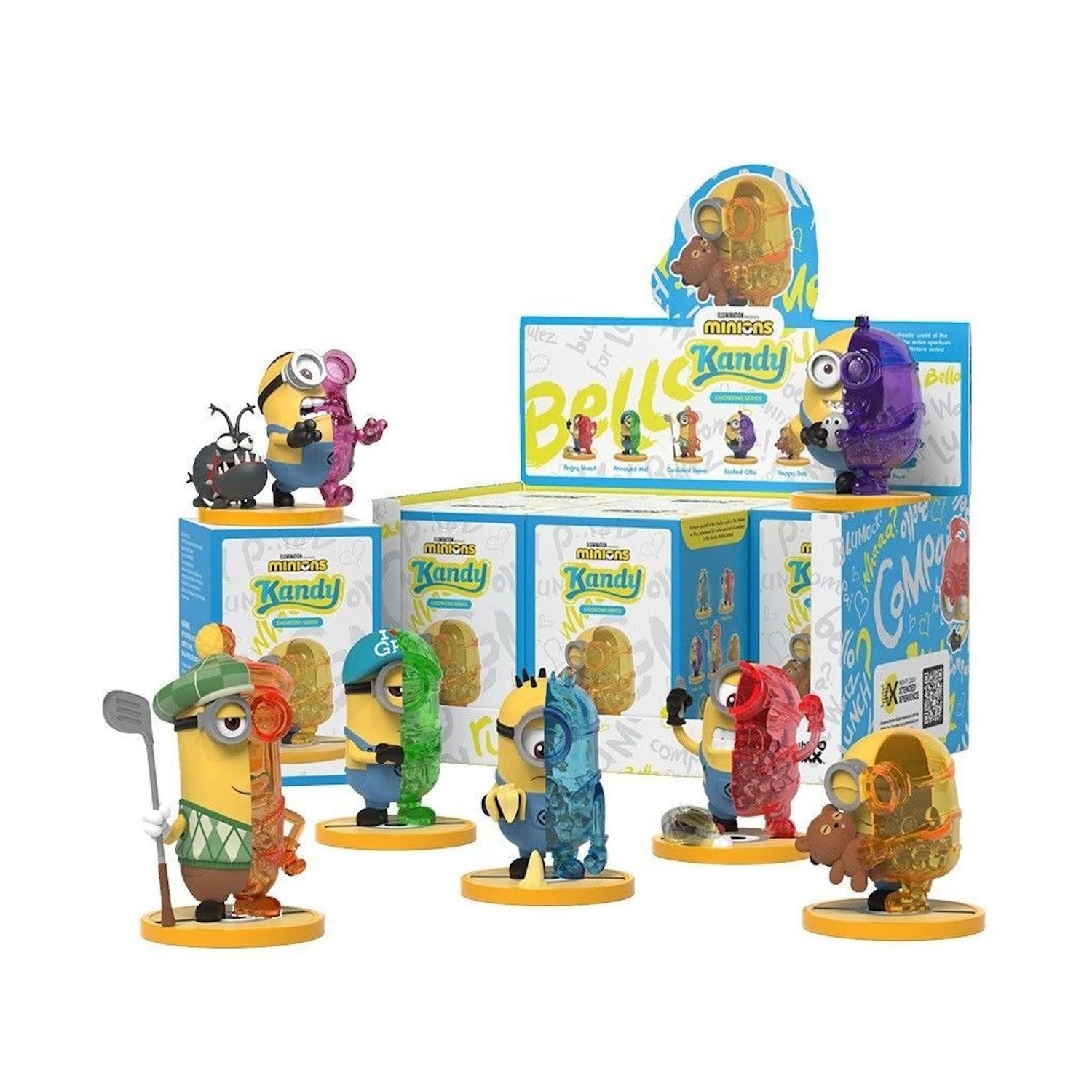 Mighty Jaxx: Kandy - Minions Emonions Series Mystery Box Toys & Games Mighty Jaxx