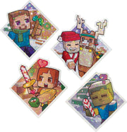 Minecraft: Advent Calendar - 24 Surprises, Santa & 17 Accessories & 4 Stickers Toys & Games Mattel