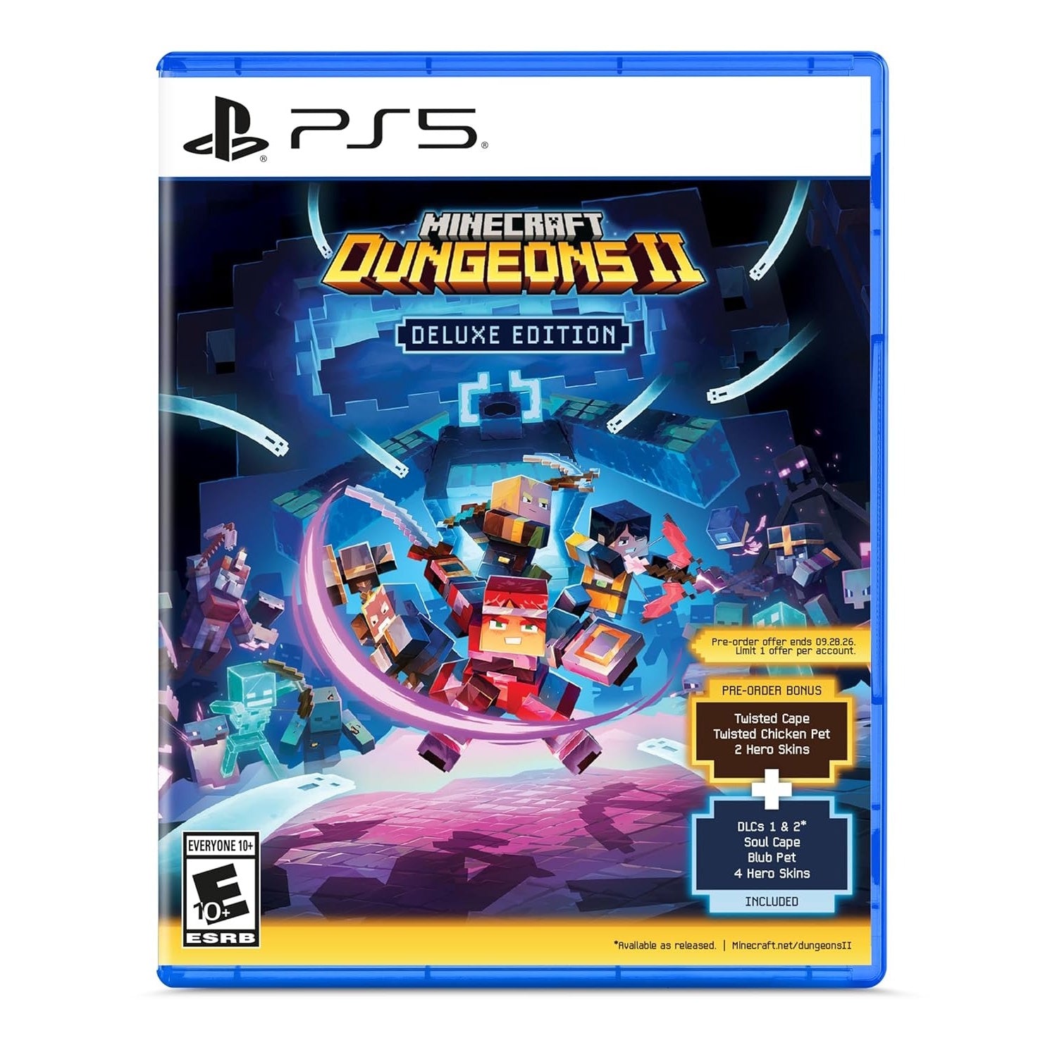 Minecraft Dungeons II - Deluxe Edition [PlayStation 5] PlayStation 5 Video Game Microsoft