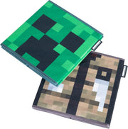 Minecraft Fabric Storage Boxes: Creeper & Crafting Table - 2 Piece 10” Collapsible Home and Hardware Phoenixx