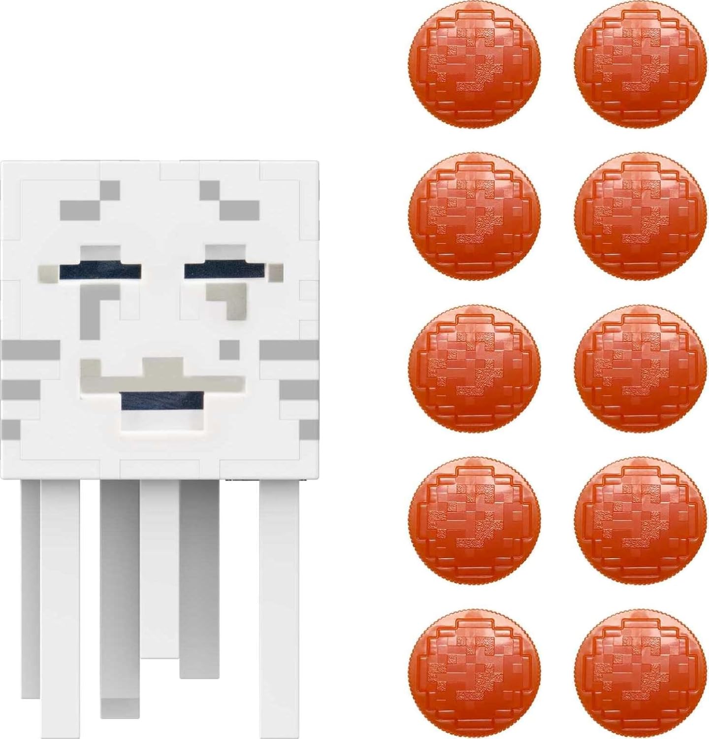 Minecraft Toys: Fireball Ghast - 10 Shooting Discs Toys & Games Mattel