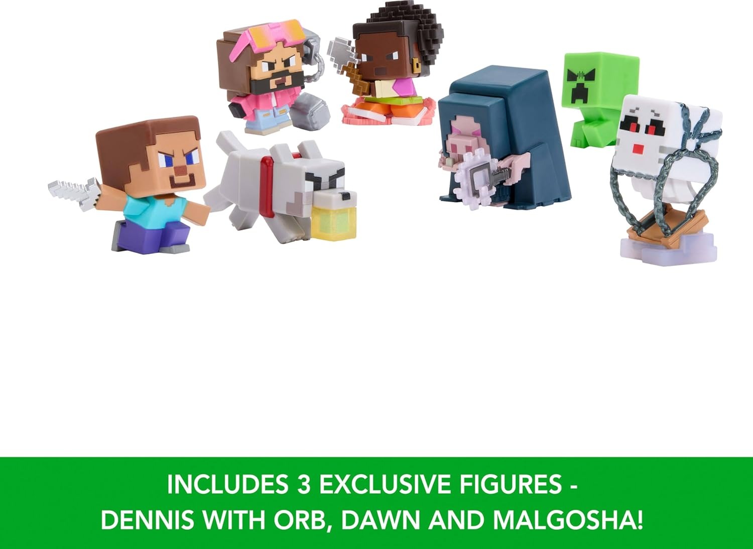 Minecraft Mini Mode: Overworld Battle Pack with 7 Figures Toys & Games Mattel