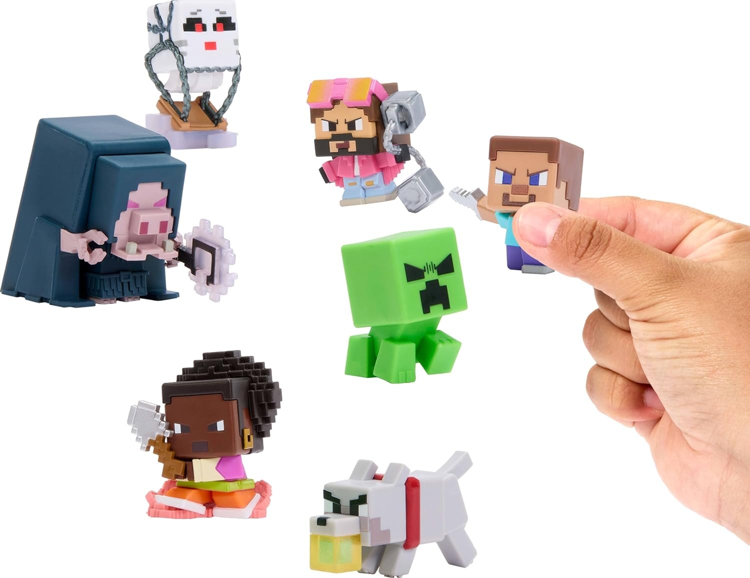 Minecraft Mini Mode: Overworld Battle Pack with 7 Figures Toys & Games Mattel