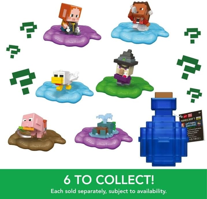 Minecraft: Mini Mode Potion Brewing Mob Reveal - Alchemist Ari Mini Figure Toys & Games Mattel