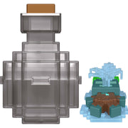 Minecraft: Mini Mode Potion Brewing Mob Reveal - Beached Drowned Mini Figure Toys & Games Mattel