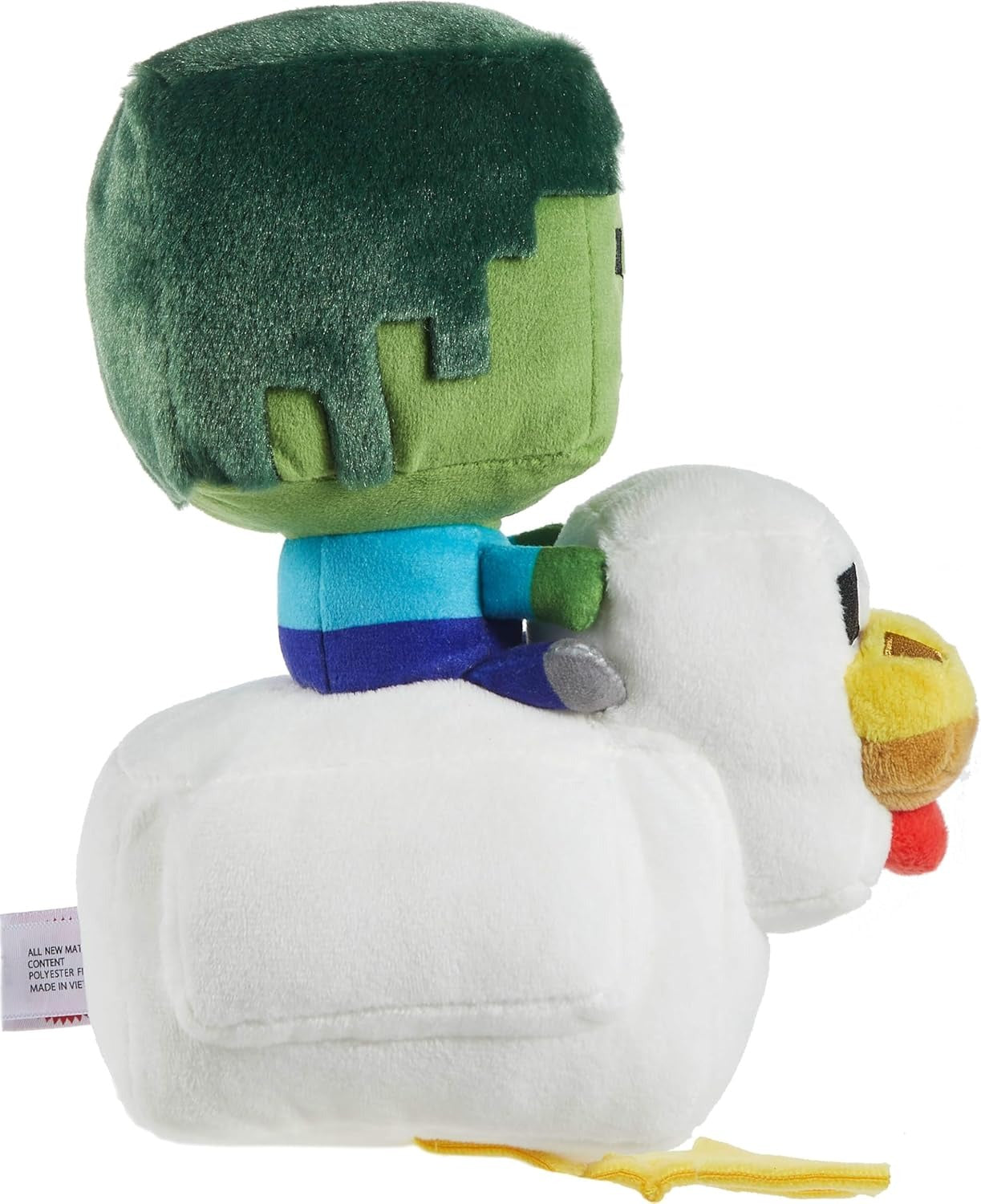 Minecraft the Movie: Zombie Chicken Jockey - 8" Plush Plushies Mattel