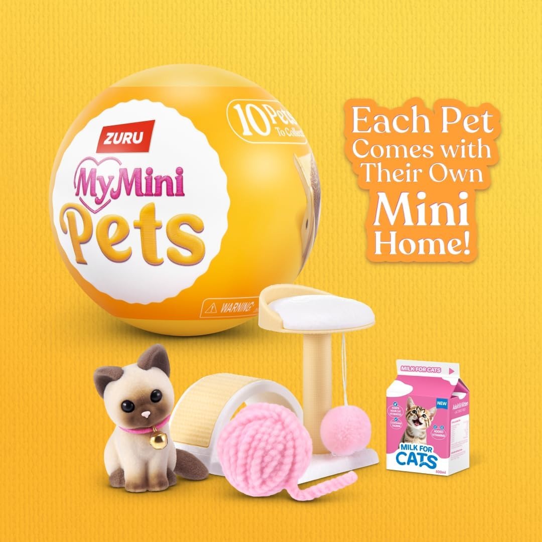 Mini Brands: My Mini Pets Collection - Series 1 Toys & Games Zuru