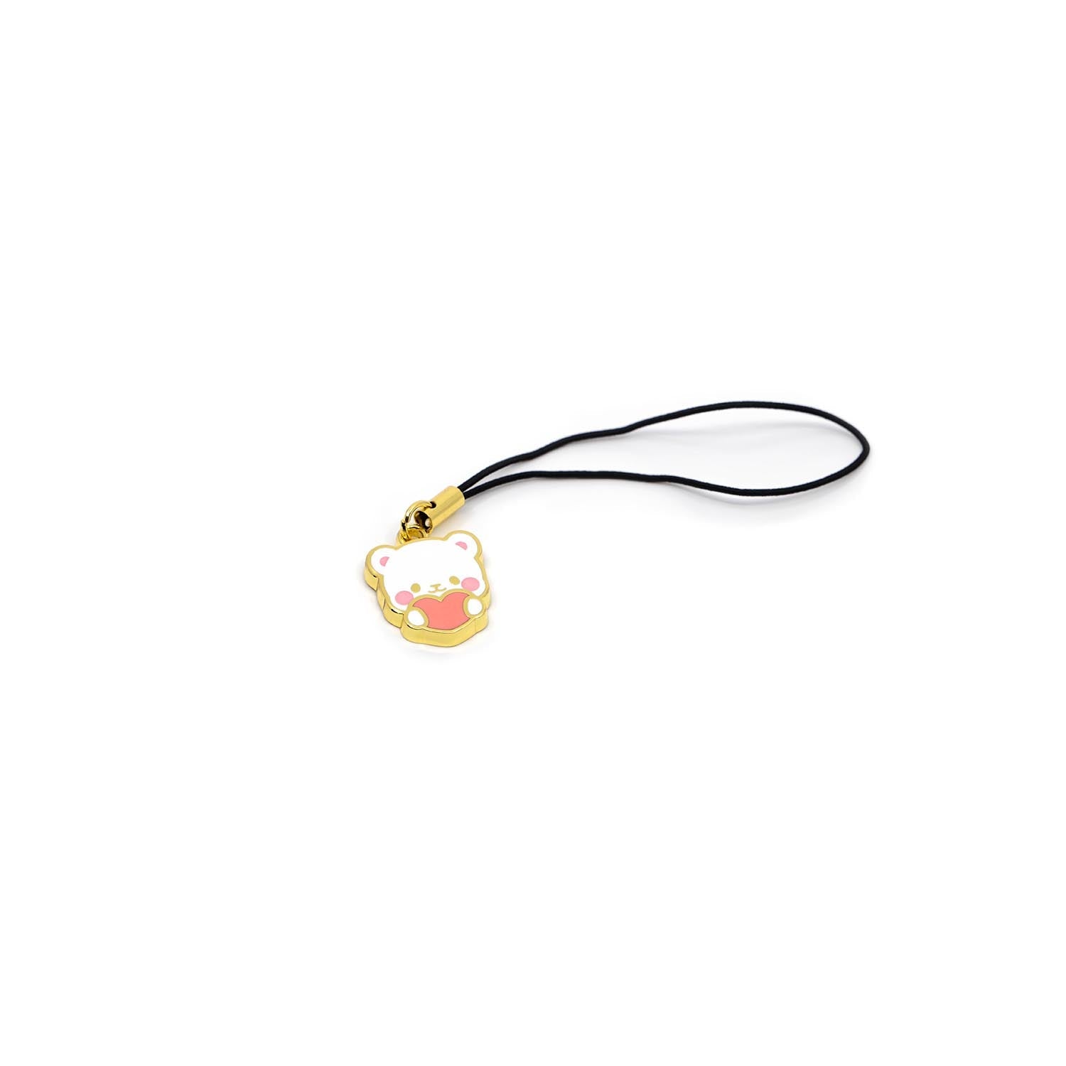 Milk Mocha Bear: Heart Milk Mini Enamel Charm Accessories Milk Mocha Bear