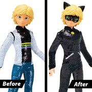 Miraculous: Fashion Flip Adrien to Cat Noir Toys & Games Playmates