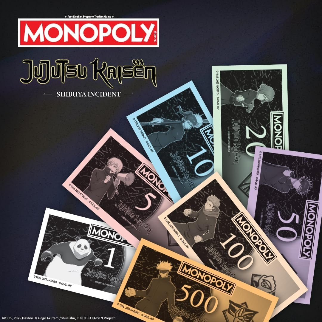 Monopoly: Jujutsu Kaisen [Board Game, 2-6 Players] Board Game OPGames