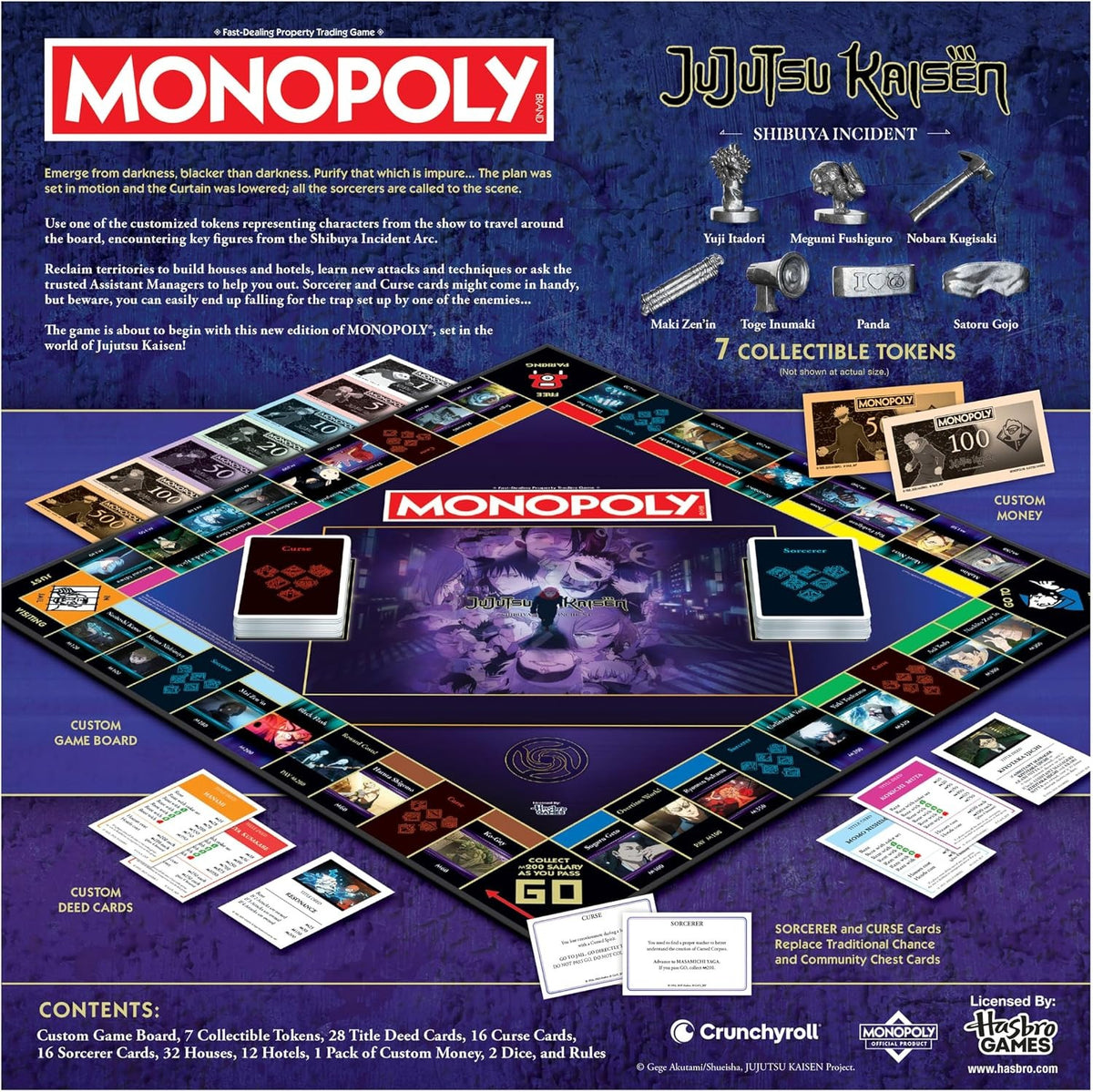 Monopoly: Jujutsu Kaisen [Board Game, 2-6 Players] Board Game OPGames