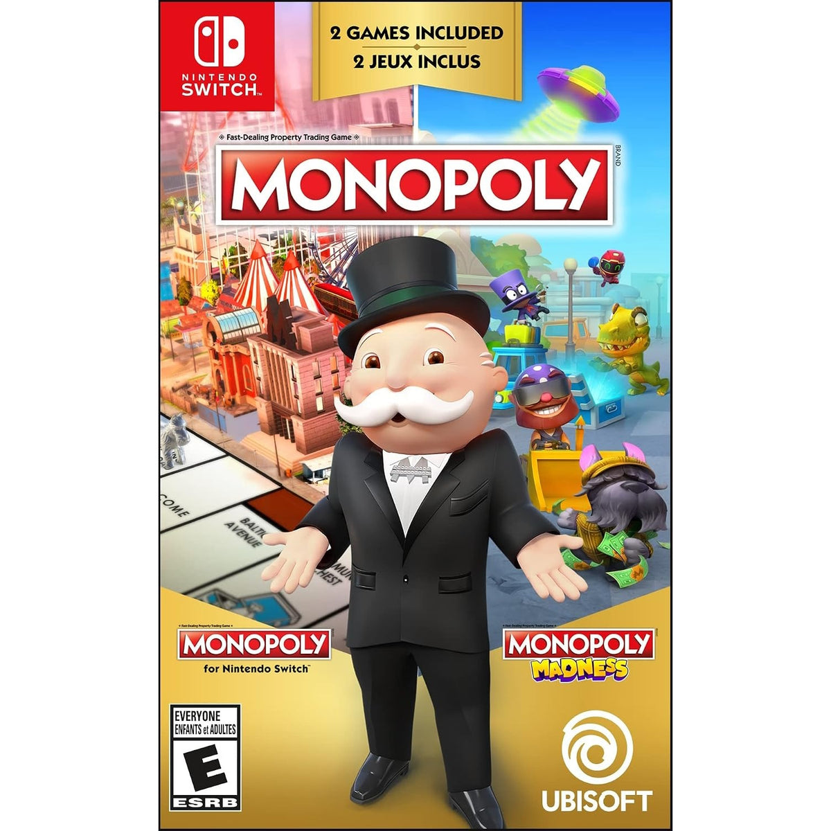 Monopoly: Monopoly and Monopoly Madness Bundle [Nintendo Switch] Nintendo Switch Video Game Ubisoft