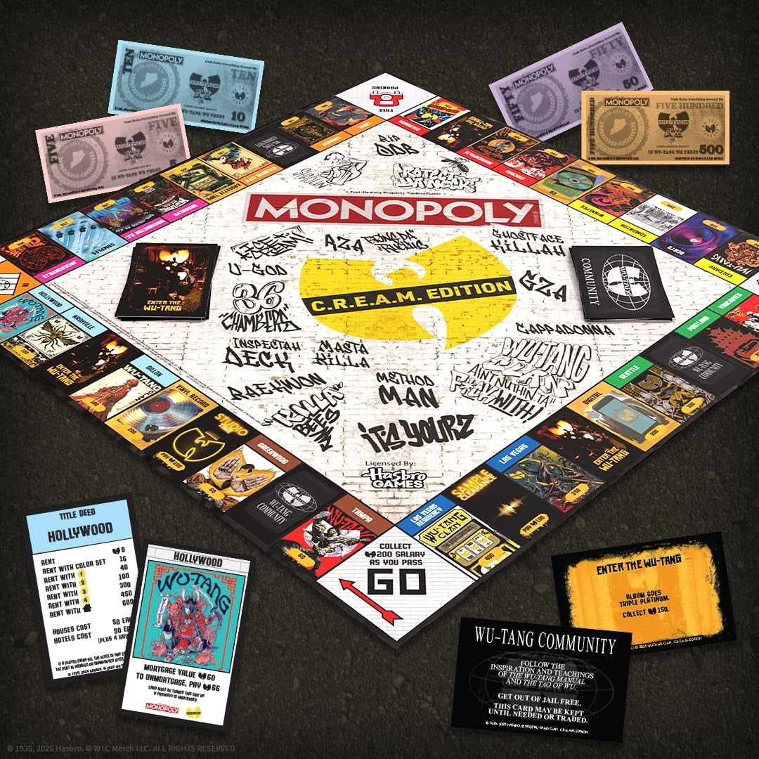 Monopoly: Wu-Tang Clan [Board Game, 2-6 Players] Board Game USAopoly