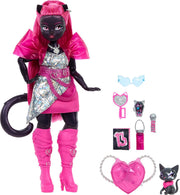 Monster High: Catty Noir Doll and Pet Cat Amulette & Accessories Toys & Games Mattel