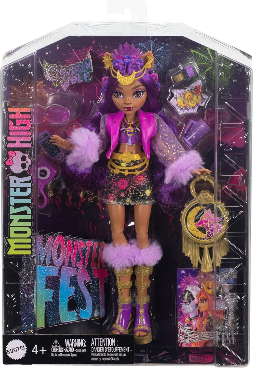 Monster High Monster Fest Doll: Clawdeen Wolf Toys & Games Mattel