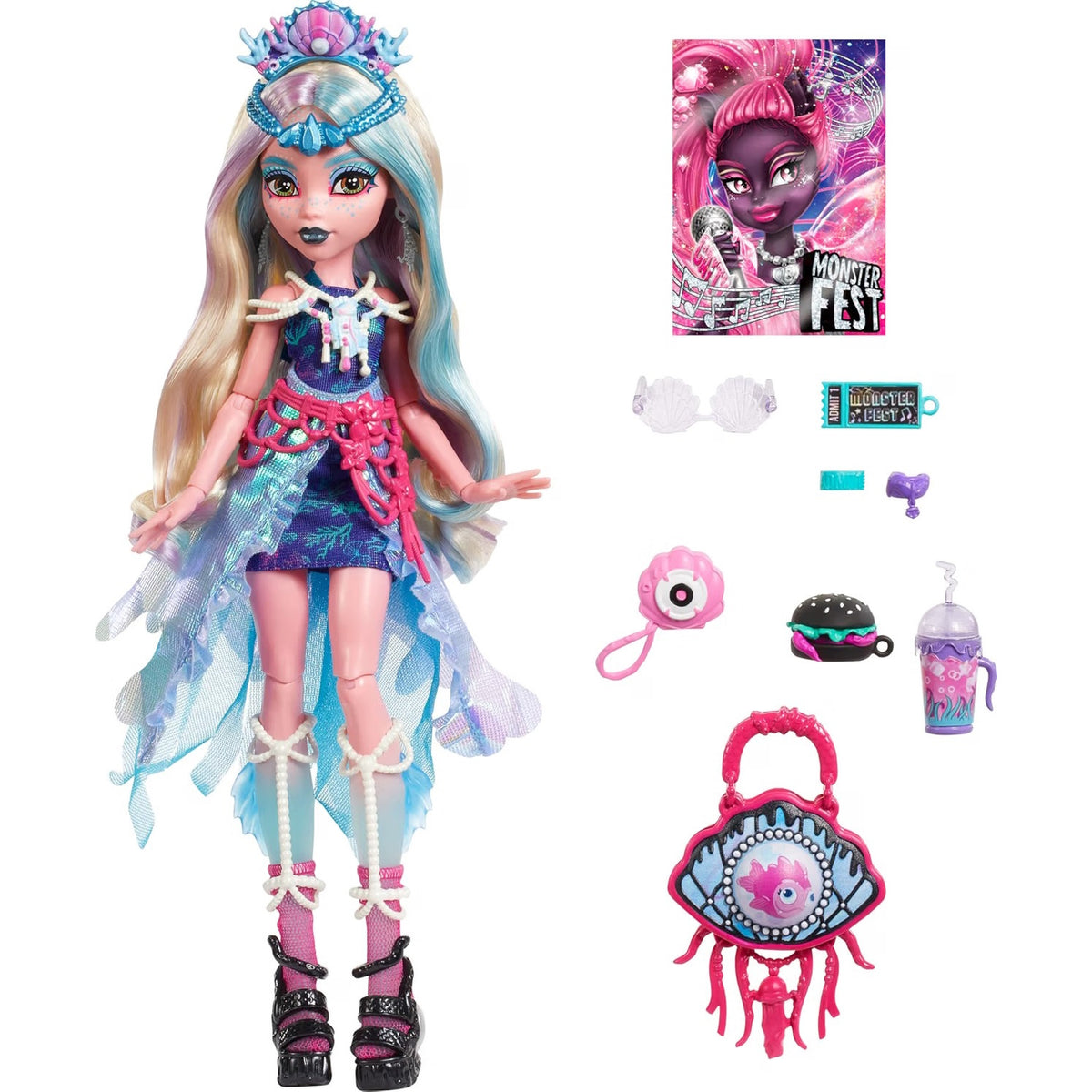 Monster High Monster Fest Doll: Lagoona Blue Toys & Games Mattel