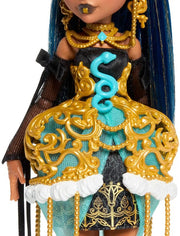 Monster High Scary Sweet Birthday Doll: Cleo De Nile in Golden Party Dress Toys & Games Mattel
