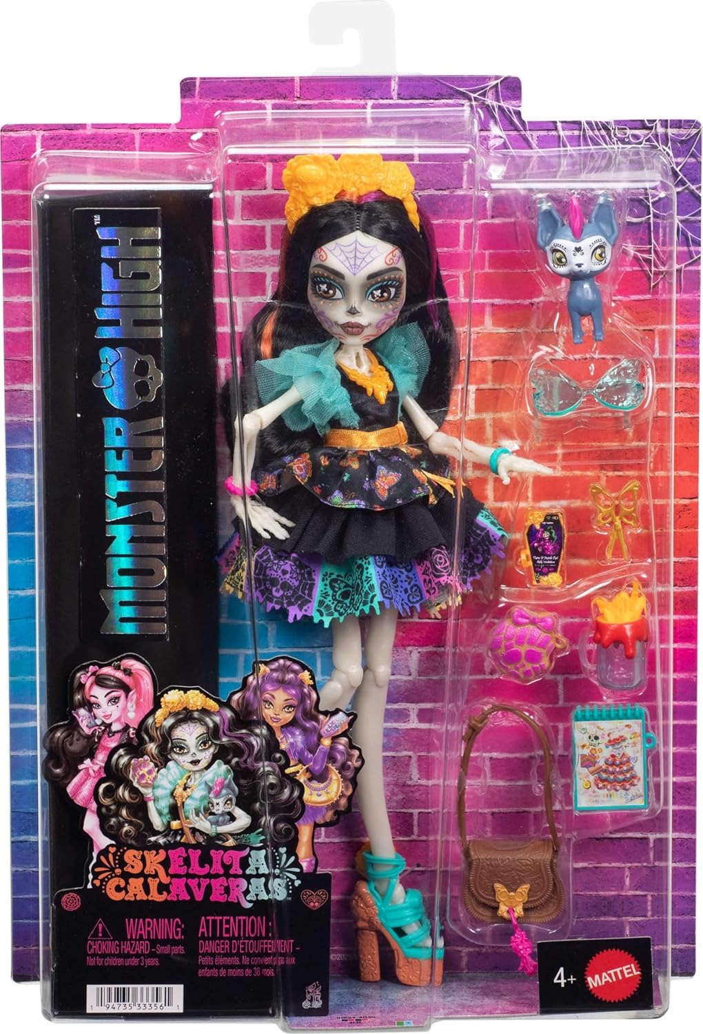 Monster High: Skelita Calaveras Doll Toys & Games Mattel