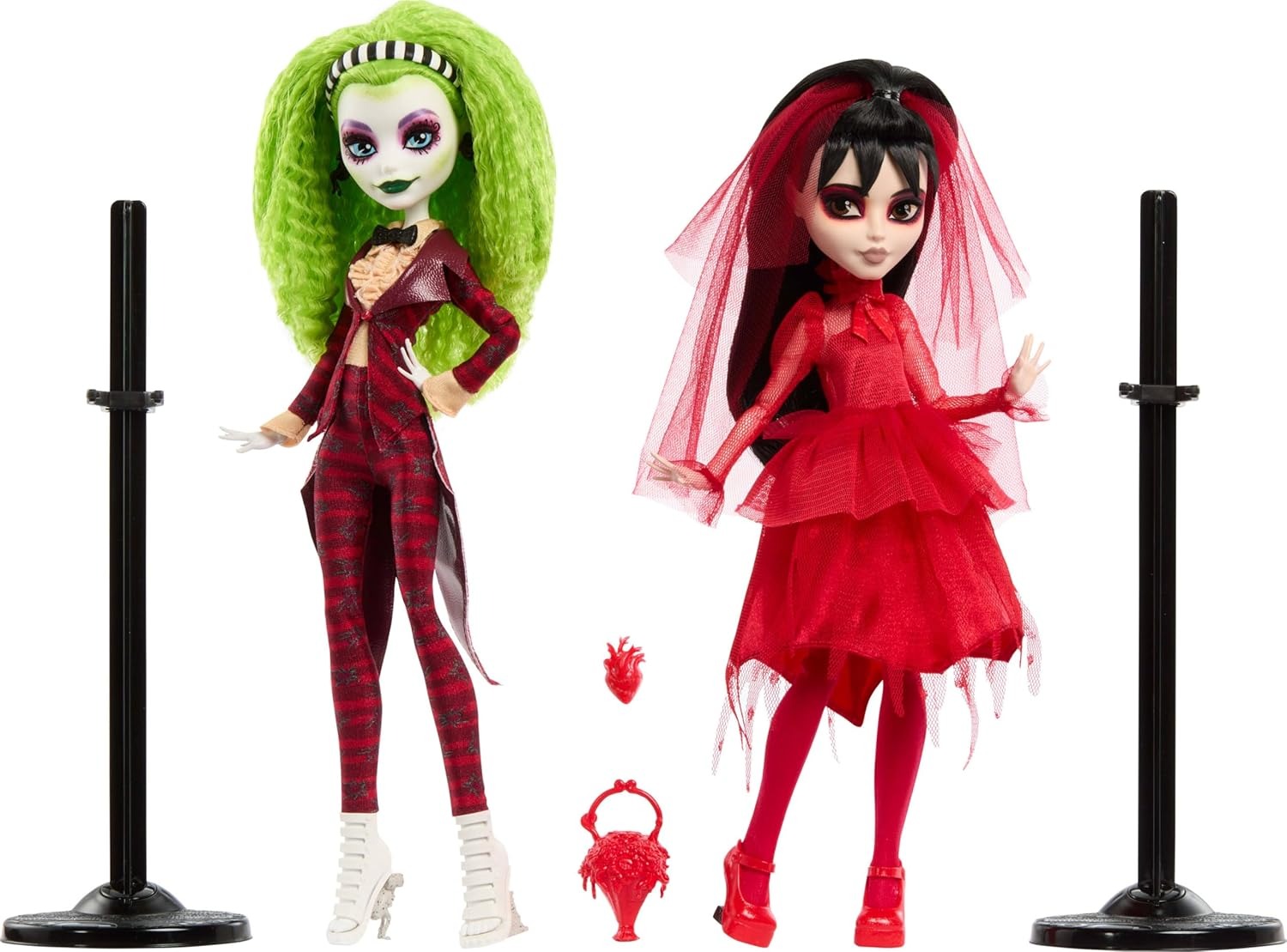 Monster High: Skullector Beetlejuice Lydia & Betelgeuse Collector Limited Edition Set HYV96 Toys & Games Mattel
