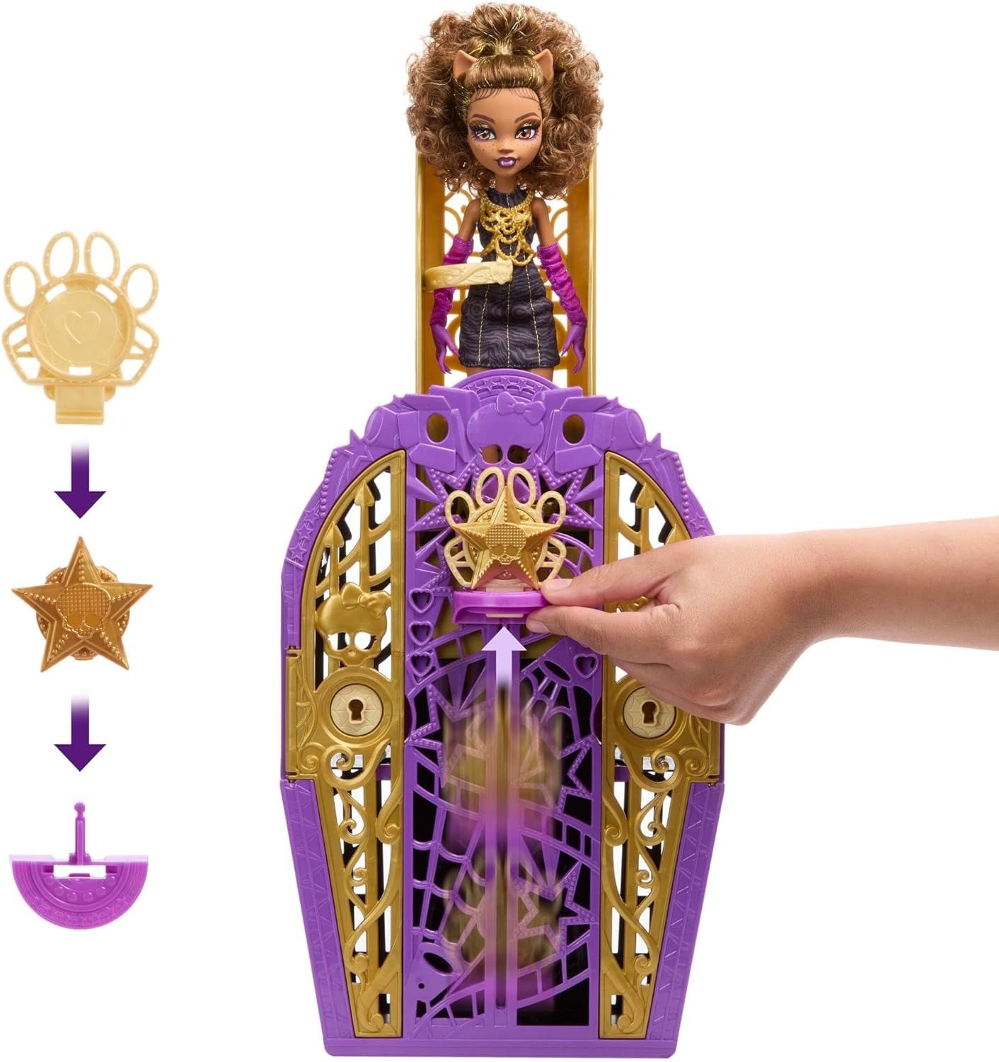 Monster High Skulltimate Secrets: Hauntlywood Mysteries - Clawdeen Wolf Doll Toys & Games Mattel