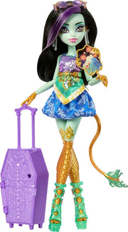 Monster High: Skulltimate Secrets Jinafire Long - Gore-Geous Oasis with Suitcase Toys & Games Mattel