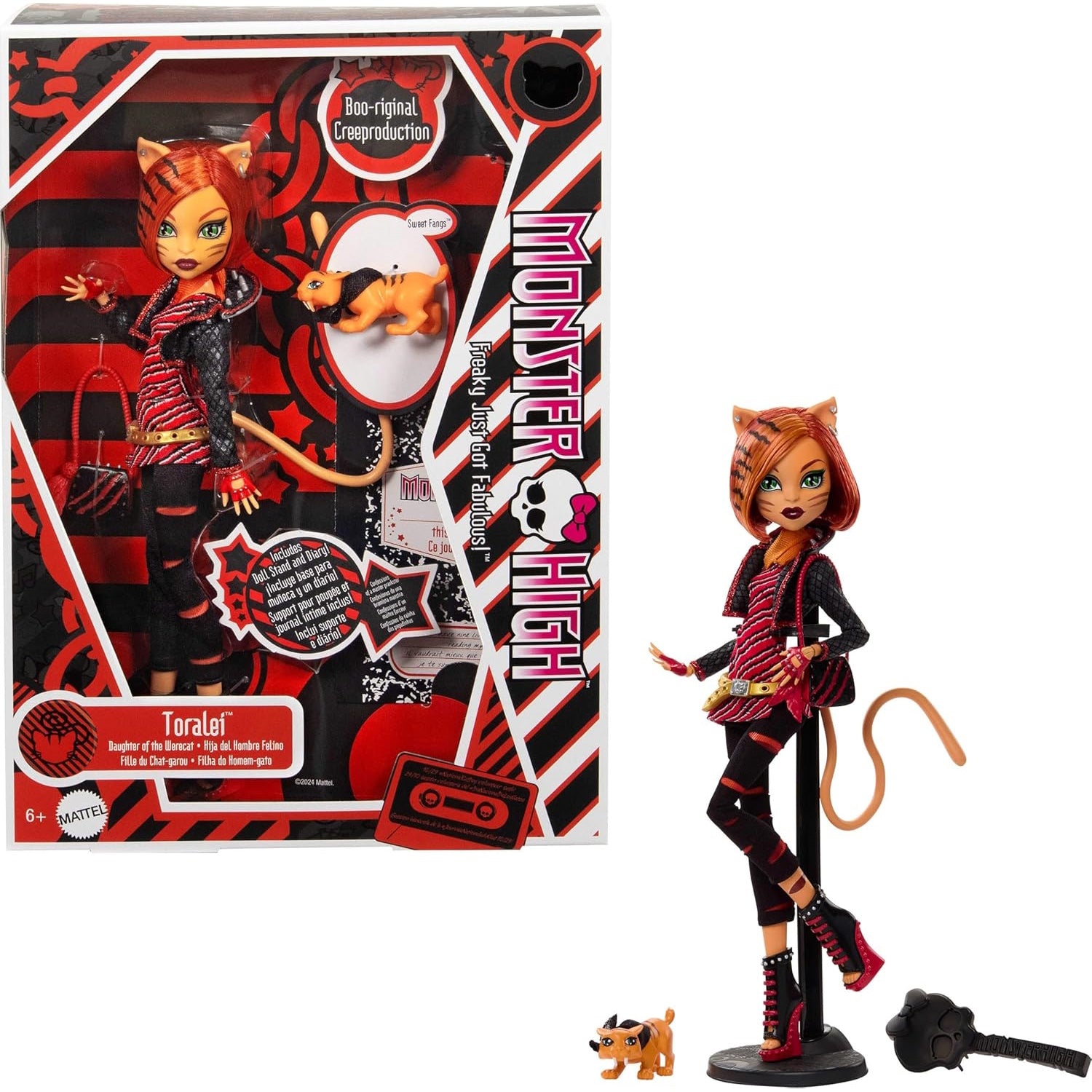 Monster High: Toralei Collectible Doll (Boo-riginal Creeproduction) Toys & Games Mattel