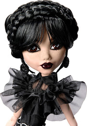 Monster High: Wednesday Addams Doll Rave’N Wednesday Black Gothic Gown Toys & Games Mattel