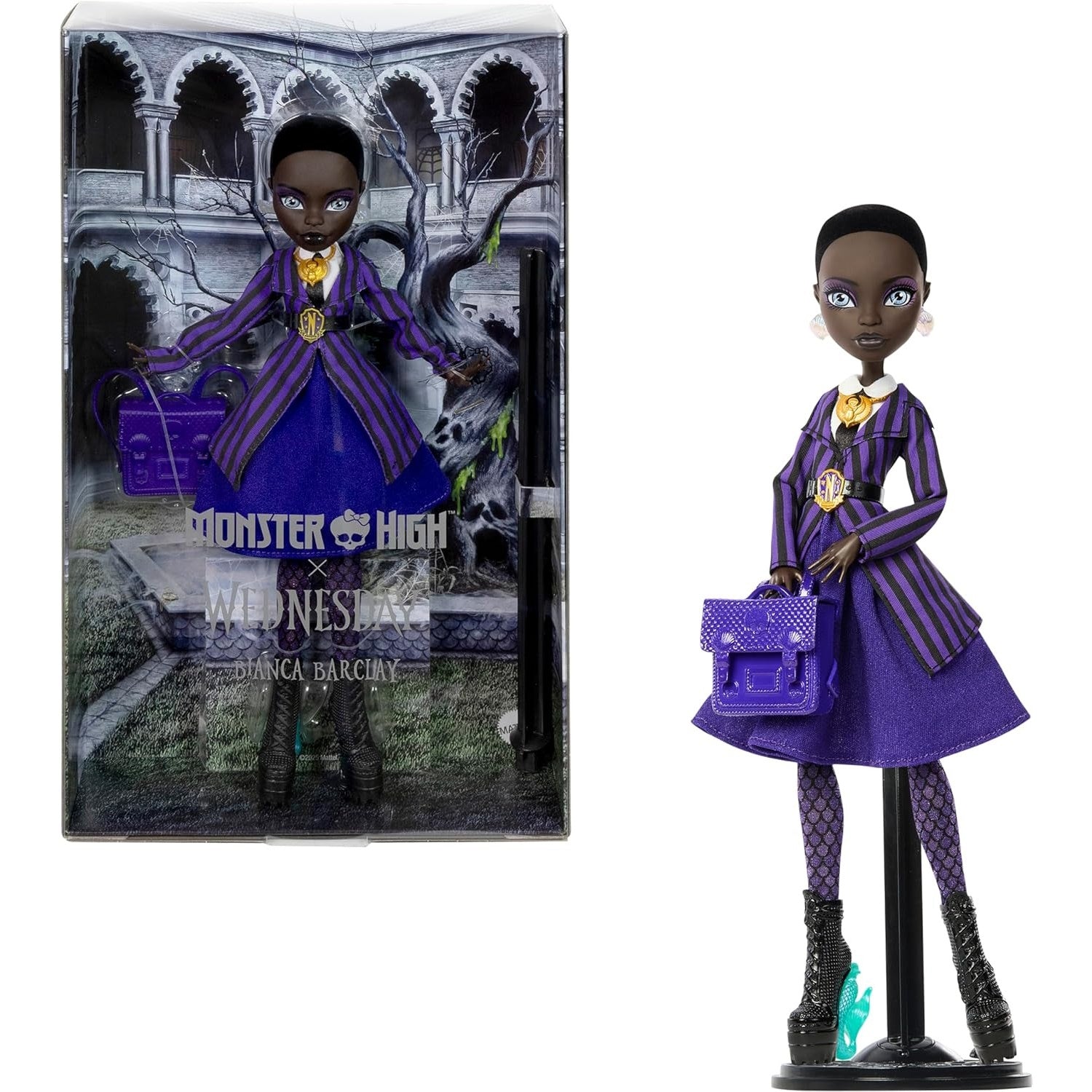 Monster High x Wednesday: Bianca Barclay Collectible Doll Toys & Games Mattel